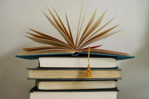 Stack of books Stock Photos