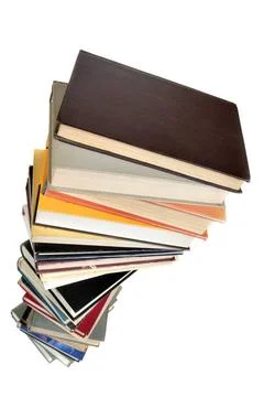 Stack of books Stack of books isolated over white background Copyright: xZ... Stock Photos