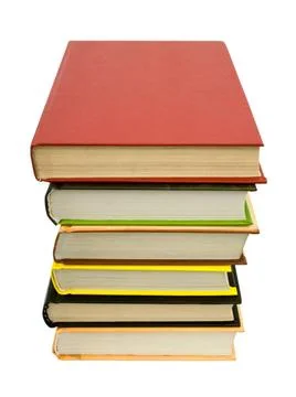 Stack of books Stack of books, isolated on white background Copyright: xZo... 写真素材