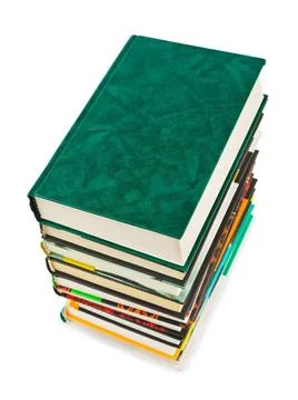 Stack of books Stack of books isolated on white background Copyright: xZoo... Foto stock