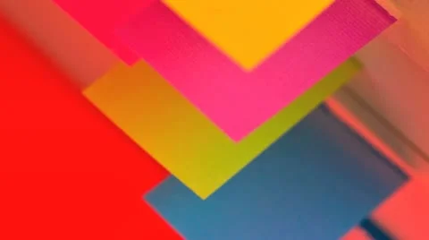 Stack of books with tab organizers Stock Footage 21303759