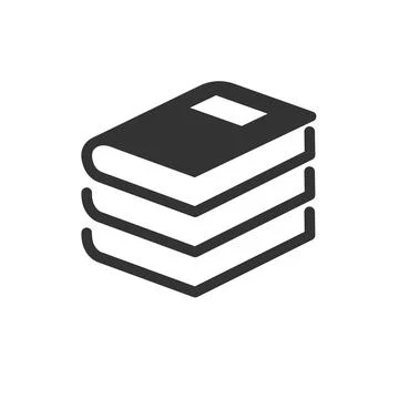 A stack of books. Vector book icon Illustrazione stock