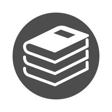 A stack of books. Vector book icon Stock Illustration