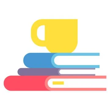 Stack of books vector illustration Stock Illustration