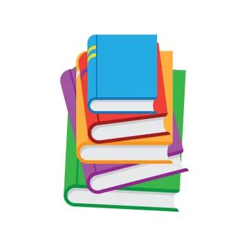 Stack of books vector illustration Stock Illustration
