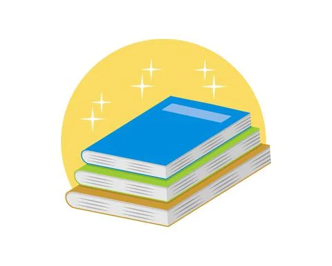 Stack of books vector illustration Stock Illustration