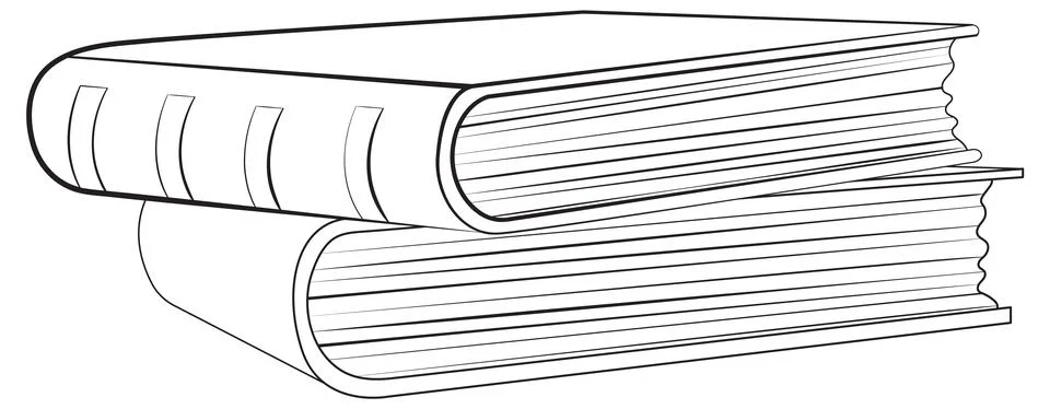 Stack of Books Vector Illustration Stock Illustration