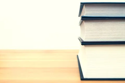 Stack of books on white background. quality photo Stock Photos
