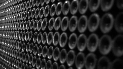 Stack of bottles. Video stock 63175037