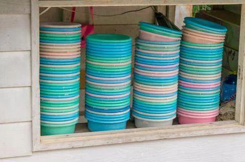 Stack of bowl Stock Photos