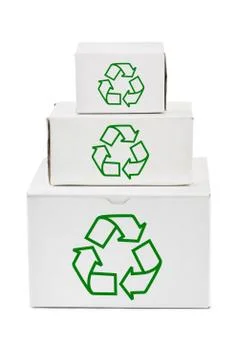 Stack of boxes Stock Photos