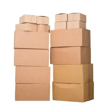 Stack of boxes Foto stock