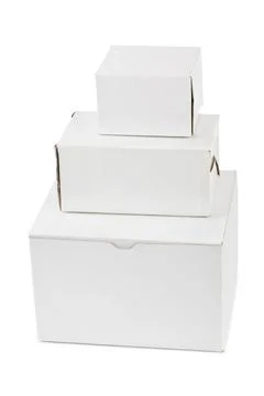Stack of boxes Stack of boxes isolated on white background Copyright: xZoo... Stock Photos
