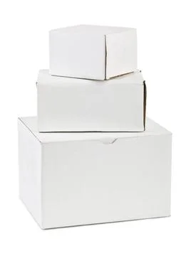 Stack of boxes Stack of boxes isolated on white background Copyright: xZoo... Stock Photos
