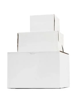 Stack of boxes Stack of boxes isolated on white background Copyright: xZoo... Stockfoto's