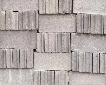 Stack of bricks for construction Stock Photos
