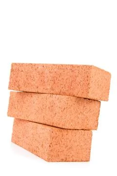 Stack of bricks falling down Stock Photos