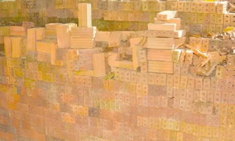 Stack the bricks Stock Photos