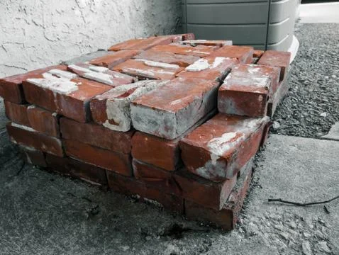 Stack of bricks Stock Photos