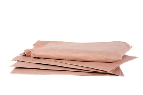 Stack of brown envelopes Foto stock