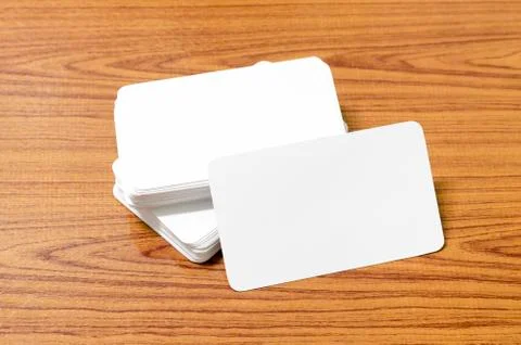 Stack of business card Stockfoto's