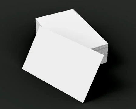 Stack of business card template イラスト素材