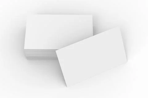 Stack of business card template 库存插图