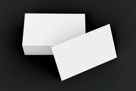 Stack of business card template 库存插图