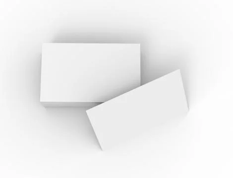 Stack of business card template イラスト素材