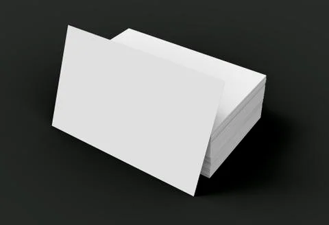 Stack of business card template イラスト素材