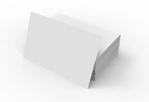 Stack of business card template イラスト素材