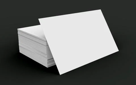 Stack of business card template イラスト素材