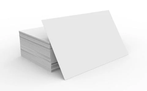 Stack of business card template イラスト素材