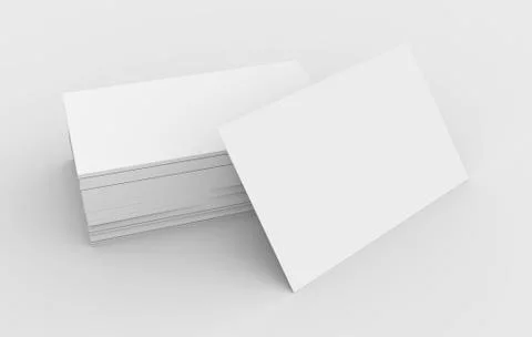 Stack of business card template イラスト素材
