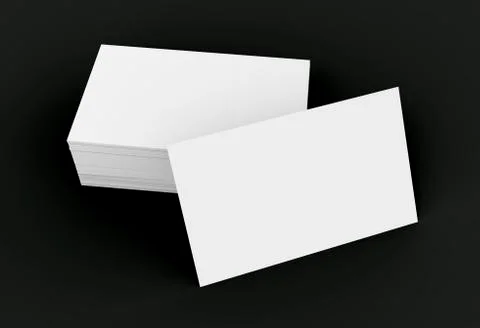 Stack of business card template イラスト素材