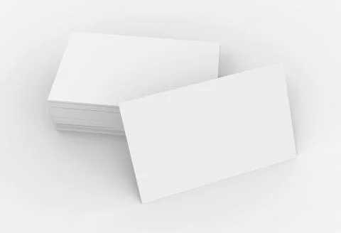 Stack of business card template イラスト素材