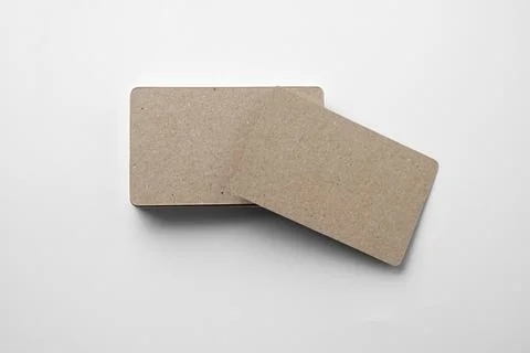 Stack of business cards Foto stock