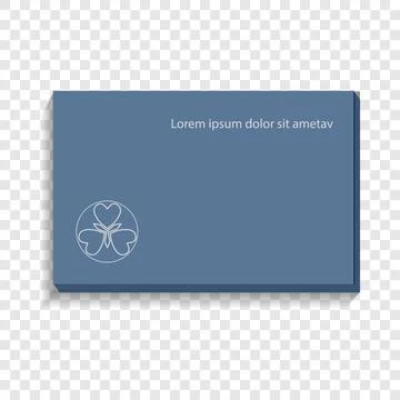 Stack of calling card icon, realistic style Stockillustratie