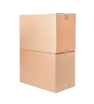 Stack of cardboard boxes Stock Photos