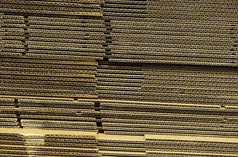 Stack cardboard Stock Photos