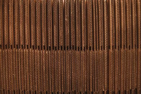 Stack of cardboard. Recycling of materials. Eco-friendly packaging. Cardboard Stock Photos