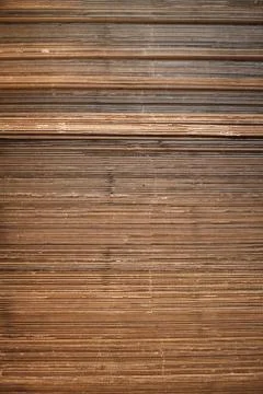 Stack of cardboard. Recycling of materials. Eco-friendly packaging. Cardboard Foto stock