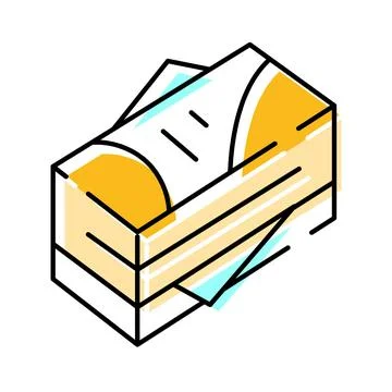 Stack of cash bills wealth finance illustration Stock Illustration