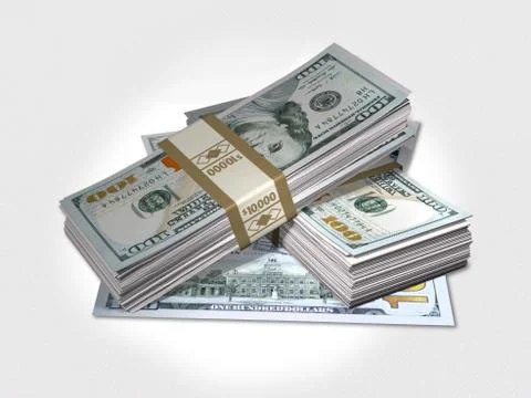 Stack of Cash Stock Illustration