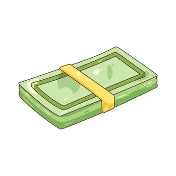 Stack of cash Stock Illustration