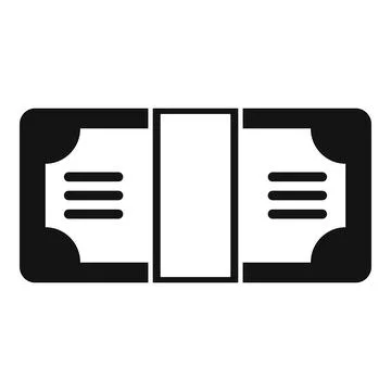 Stack of cash money representing wealth and finance Stock Illustration