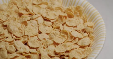 Stack of the cereal breakfast Stock Footage 149339685