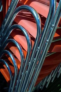 Stack of Chairs Stock Photos