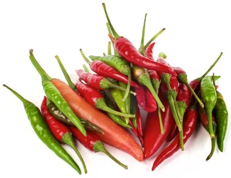 Stack of Chili Peppers Stock Photos