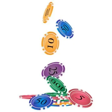 Stack chips 02 Stock-Illustration